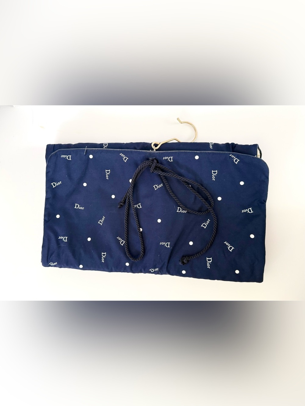 Christian Dior Vintage Bag Jewelry Cosmetic Toiletry Makeup Travel Foldable Case